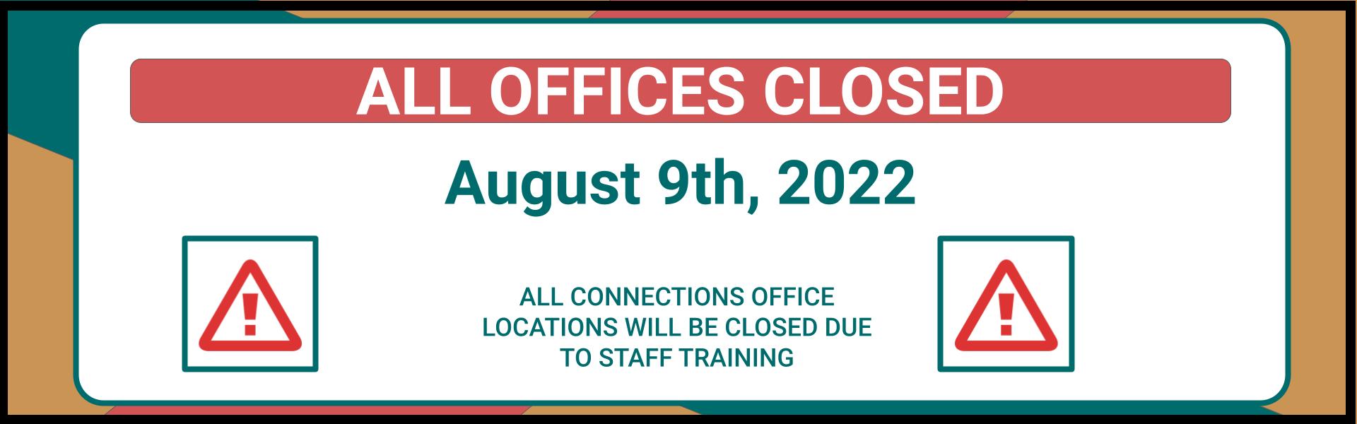 Offices Closed - 08.09.22