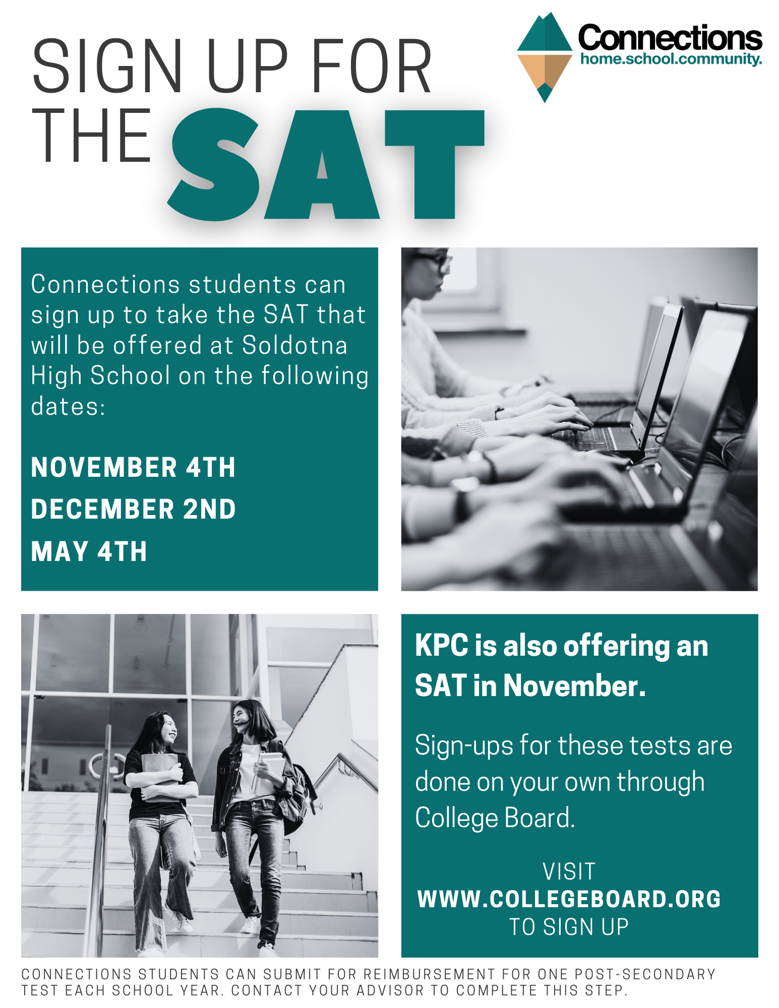 SAT Test opportunity Soldotna High School Connections